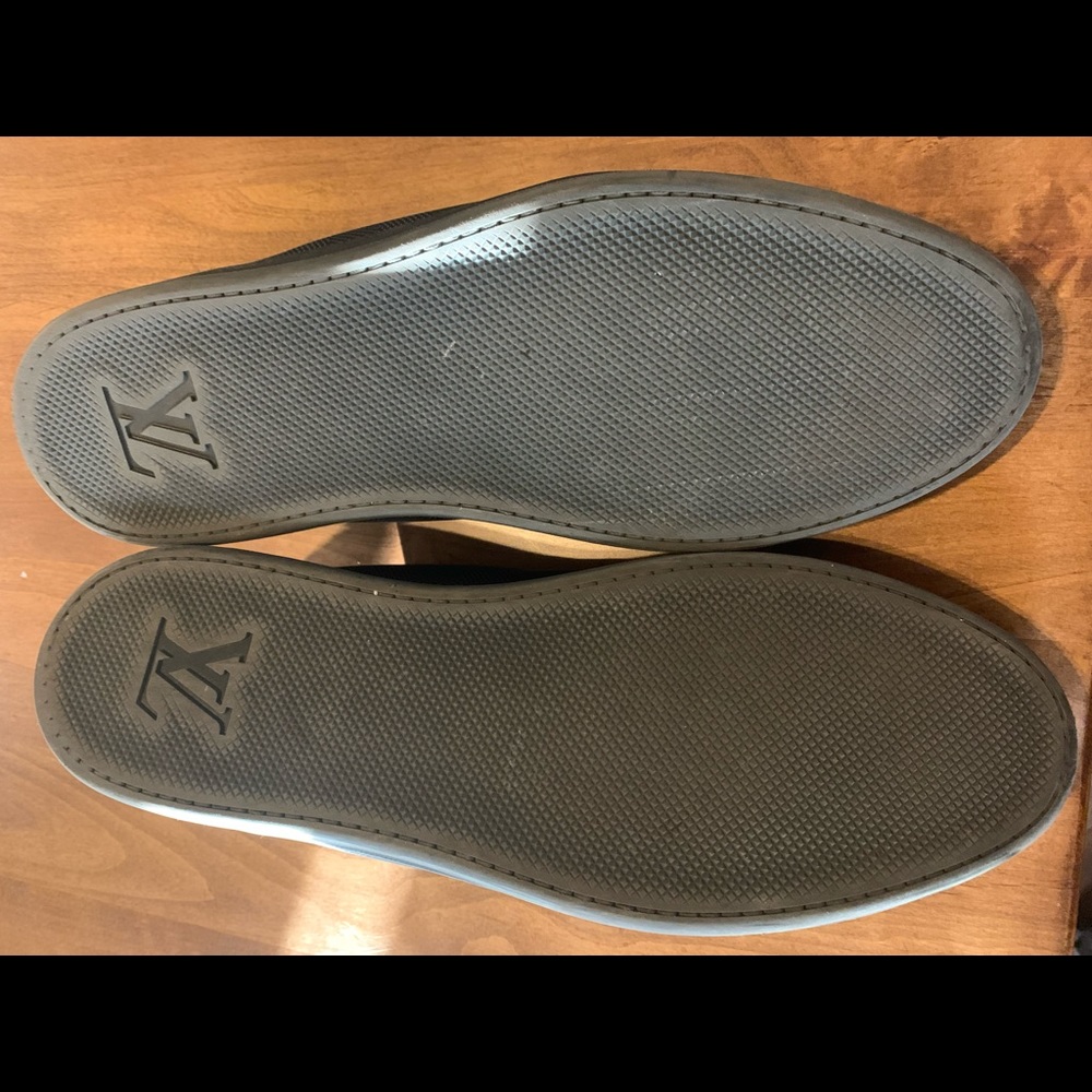 Louis Vuitton Damier triple black low tops - Picture 4 of 9